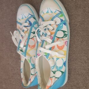 Gently used authentic coach shoes
